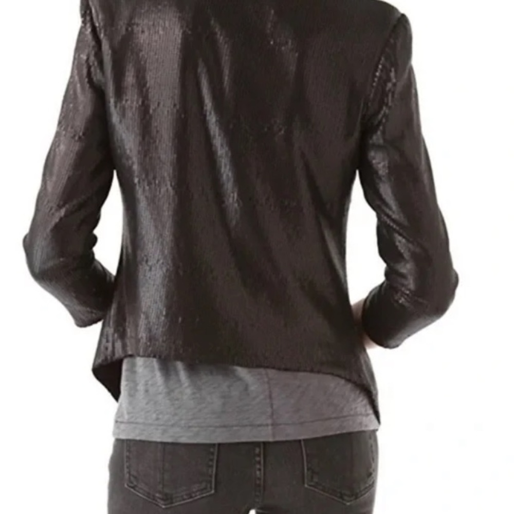 EUC Ella Moss Sequined Jacket Small - Picture 4 of 5